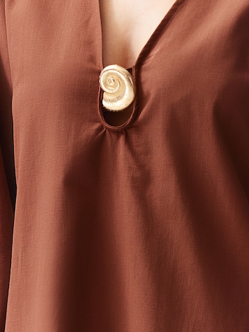 Trendyol - Vestido en marrón