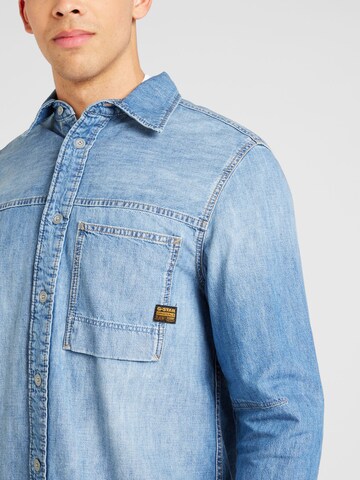 G-STAR Regular Fit Hemd in Blau