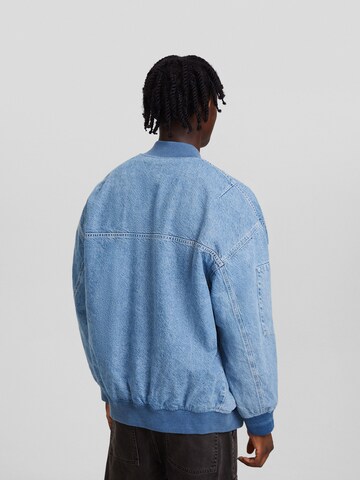 Bershka Between-season jacket in Blue