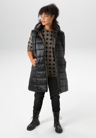 Aniston Weste in Schwarz: Vorderseite