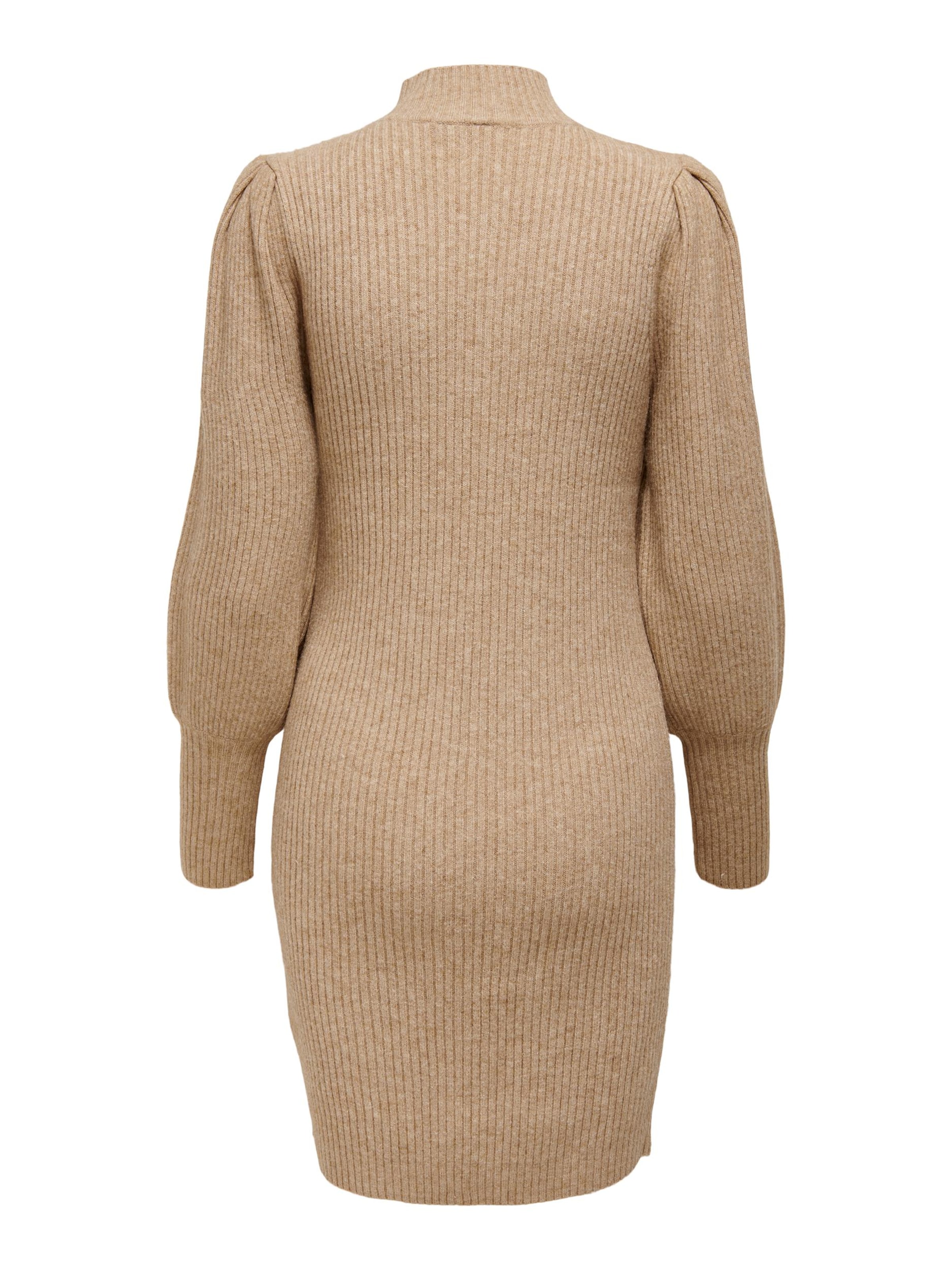 Only Maternity Knitted dress 'Katia' in Brown