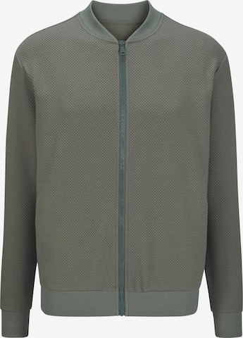 JOHN DEVIN Кофта на молнии в Зеленый: спереди