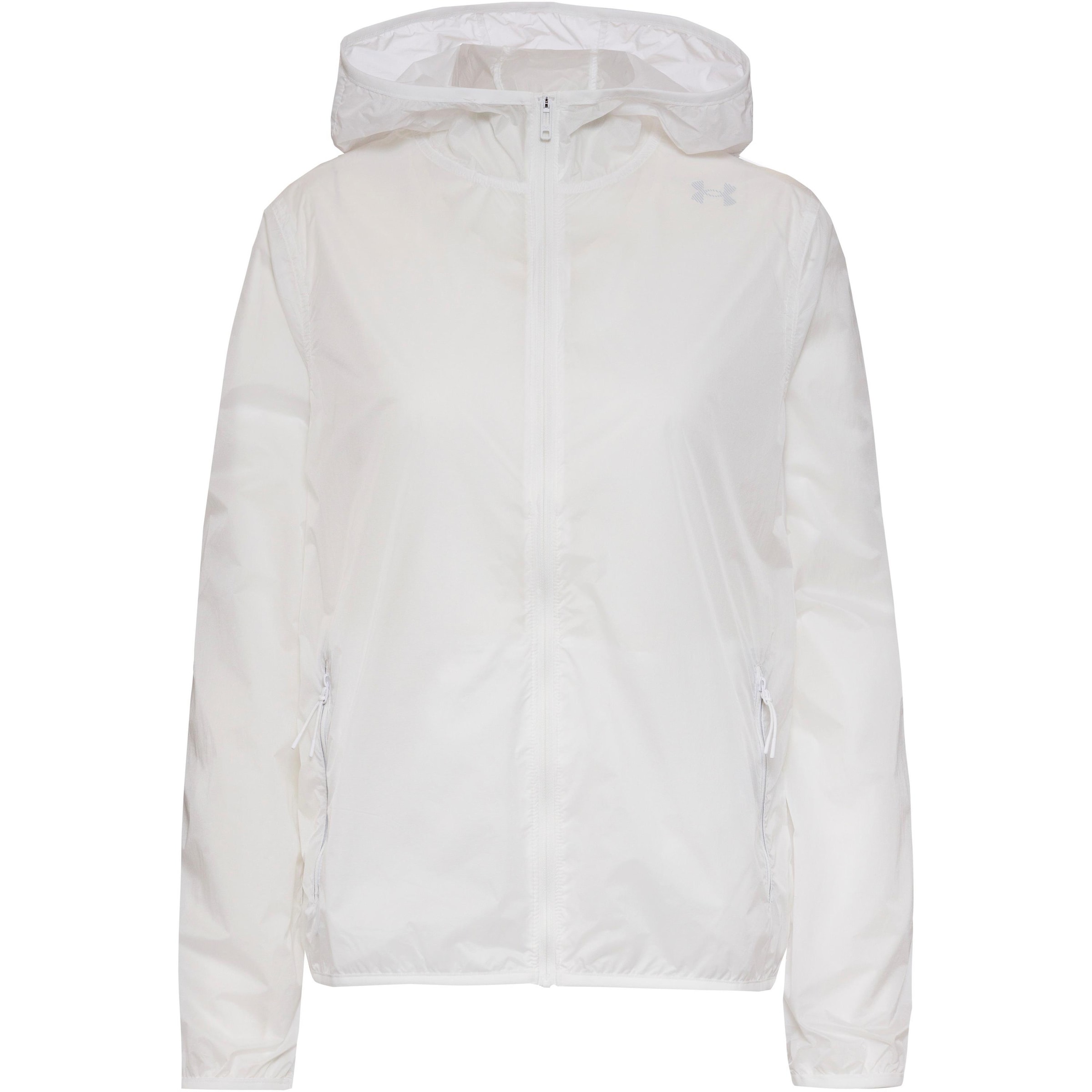 UNDER ARMOUR Sportjas 'Velociti Pro' in Wit: voorkant