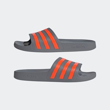 ADIDAS PERFORMANCE T-Bar Sandals 'Adilette Aqua' in Grey