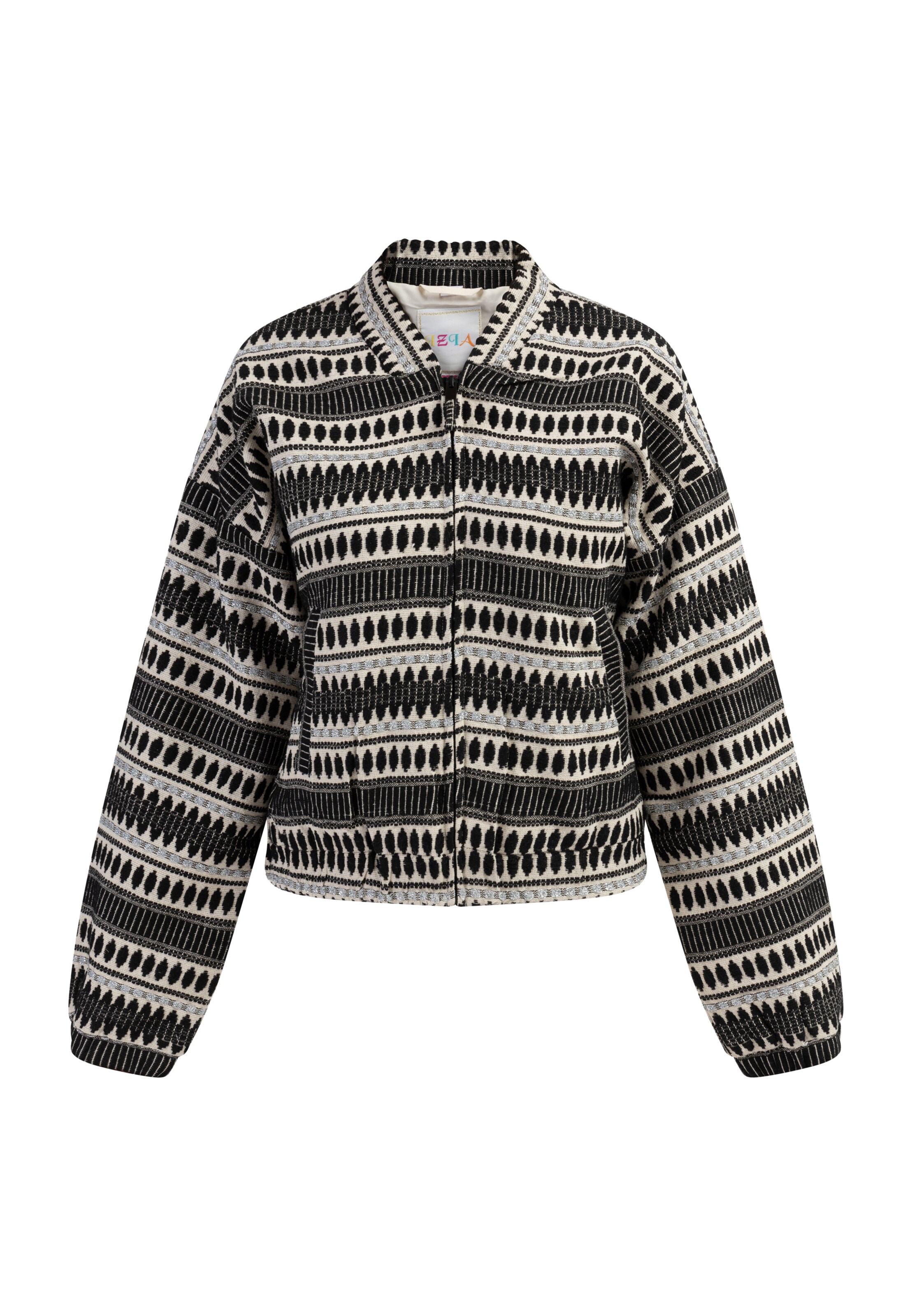 Giacca di mezza stagione di IZIA in nero: frontale