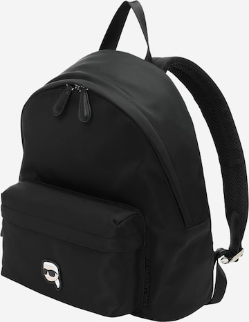 Karl Lagerfeld Backpack 'Ikonik 2.0' in Black: front