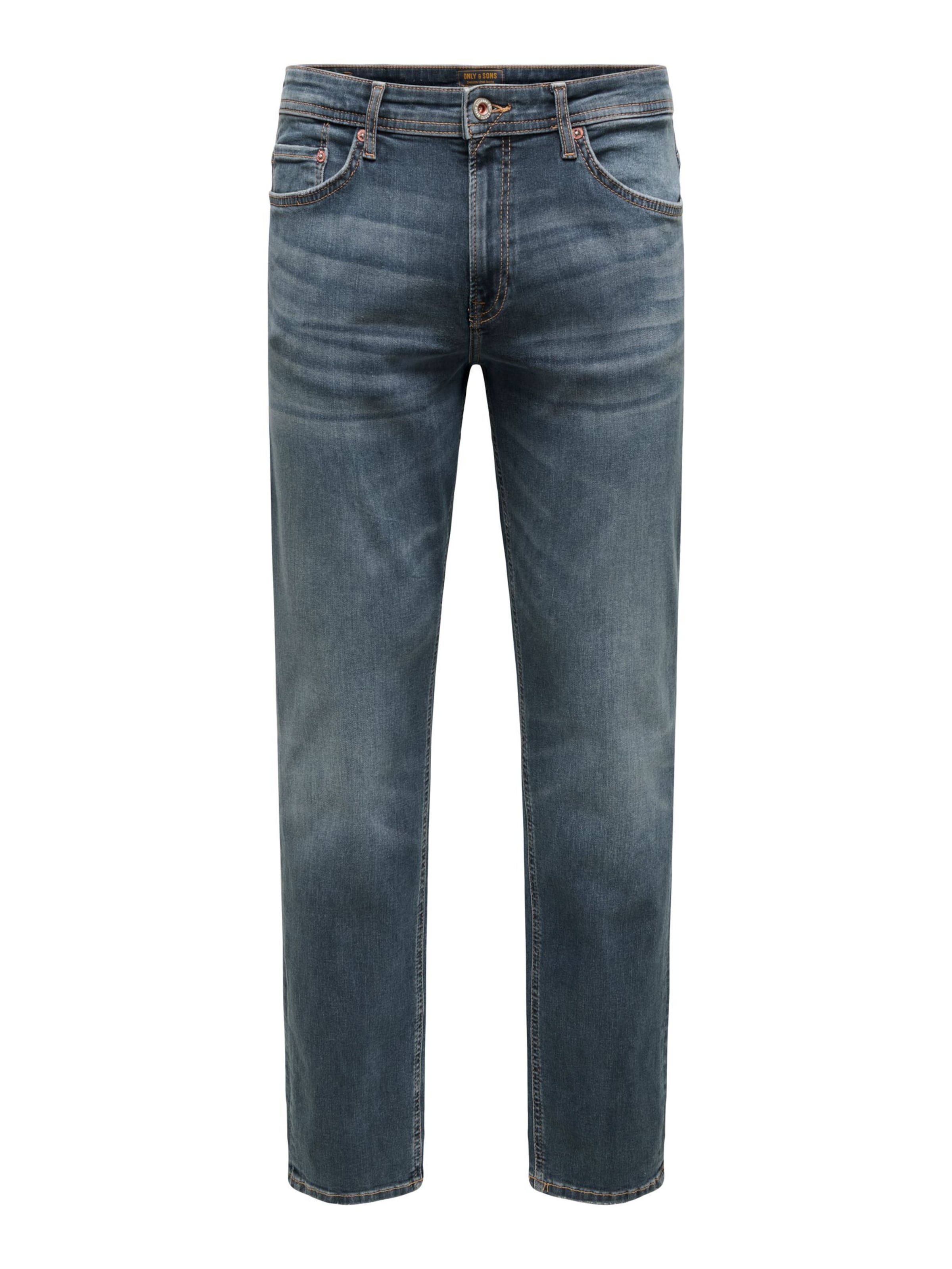 Only & Sons Jeans 'WEFT' i 32/32 i blå / sort, Produktvisning