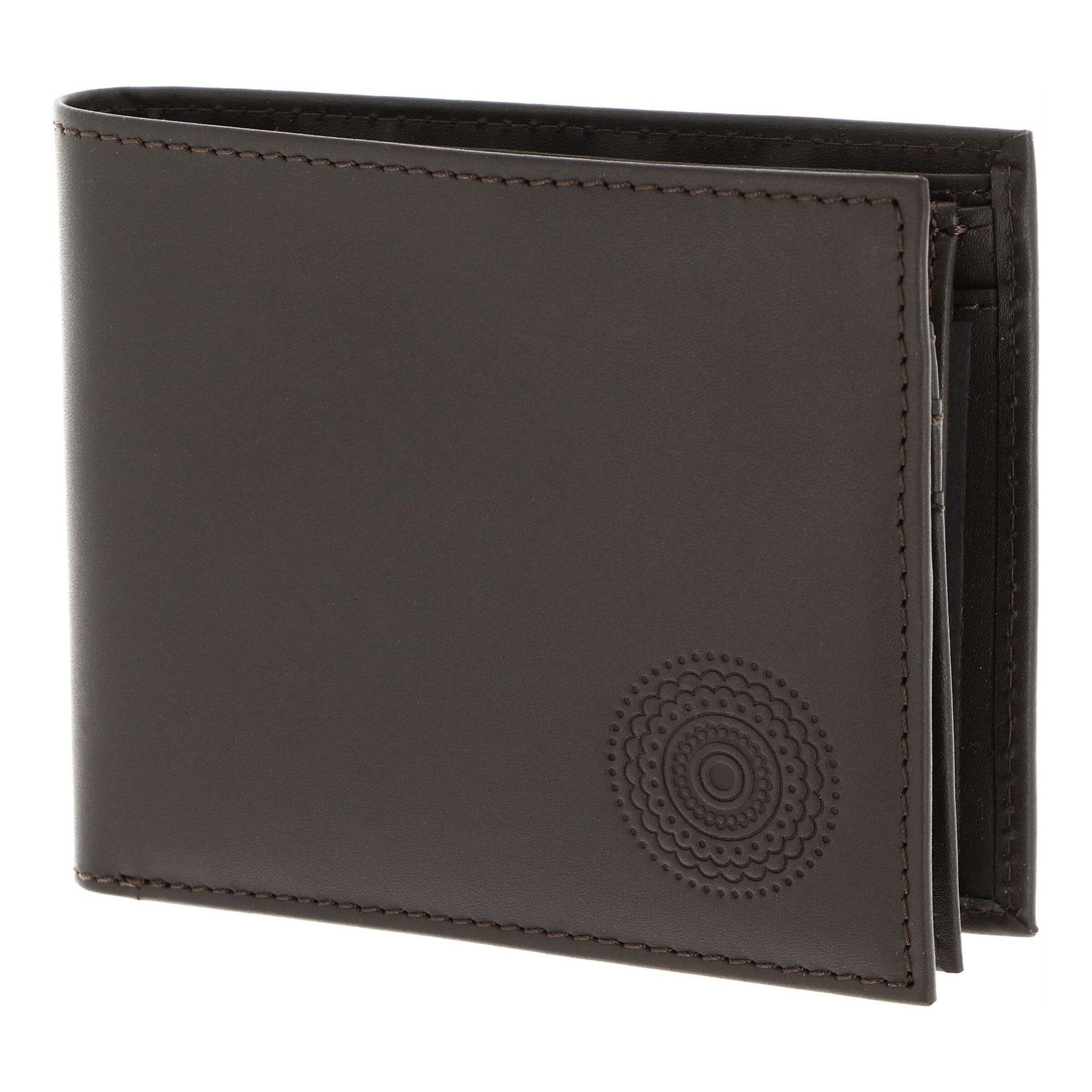 Porte-monnaies OXMOX en marron : devant