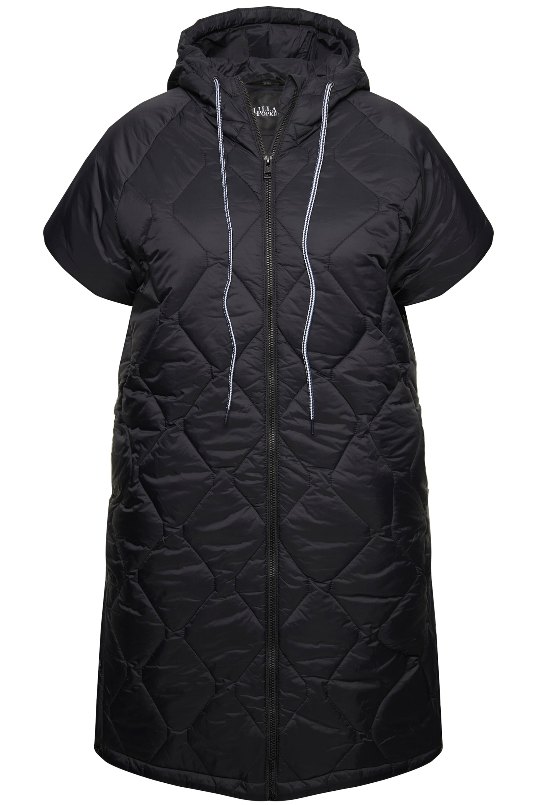 Ulla Popken Vest in Black: front