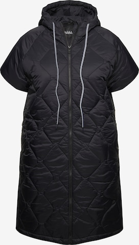 Ulla Popken Weste in Schwarz: Vorderseite