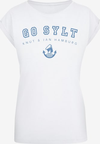 F4NT4STIC Shirt 'Go Sylt' in White: front