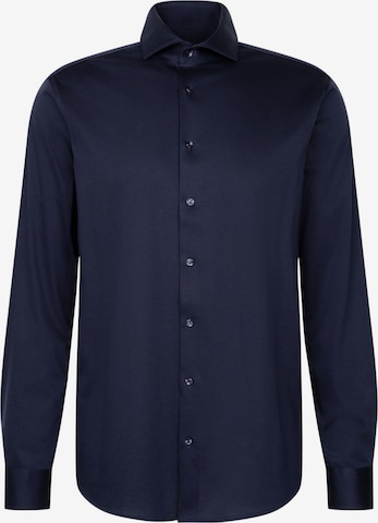 Chemise business 'Uni' SEIDENSTICKER en bleu : devant