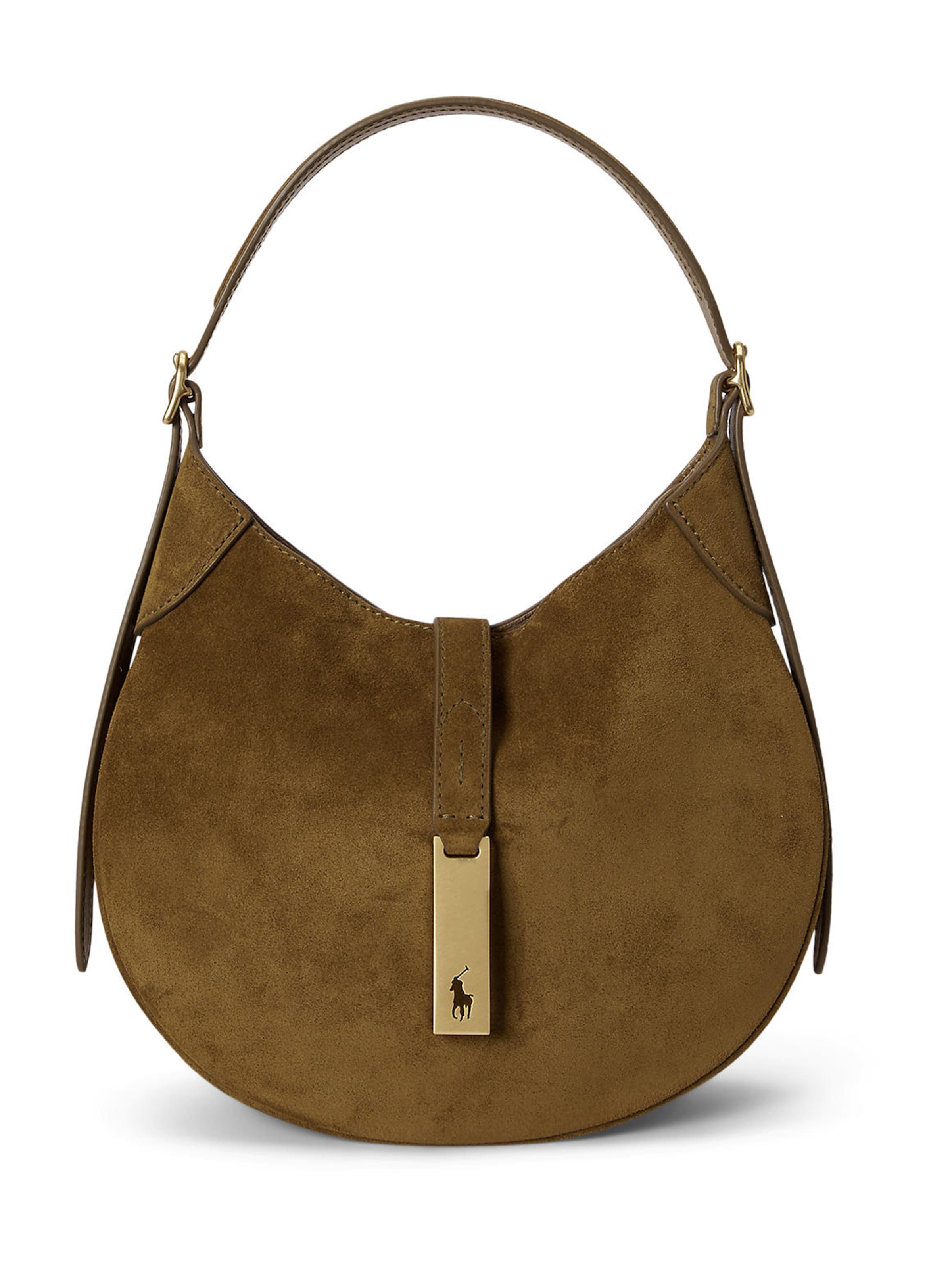 Geantă de umăr Polo Ralph Lauren pe kaki, Vizualizare produs