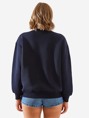 Sweat-shirt Bianco Lucci en bleu