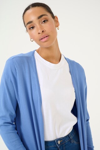 Kaffe Knit Cardigan 'KAFenia' in Blue