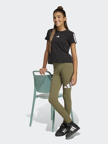 ADIDAS SPORTSWEAR Skinny Sportbyxa i grön