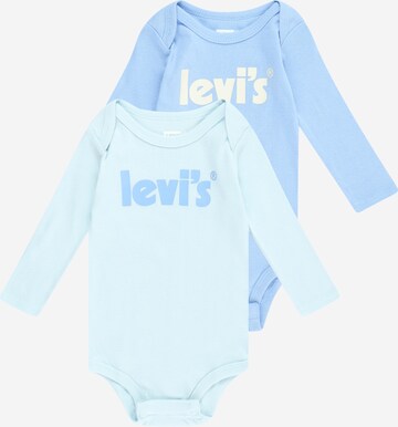 Levi's Kids Rompertje/body in Blauw: voorkant