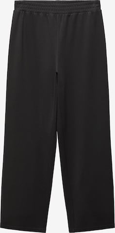 Loosefit Pantalon 'Garro' MANGO en noir : devant