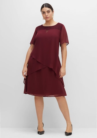 Robe de cocktail SHEEGO en rouge