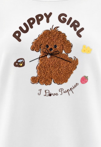 Sweat-shirt MYMO en blanc