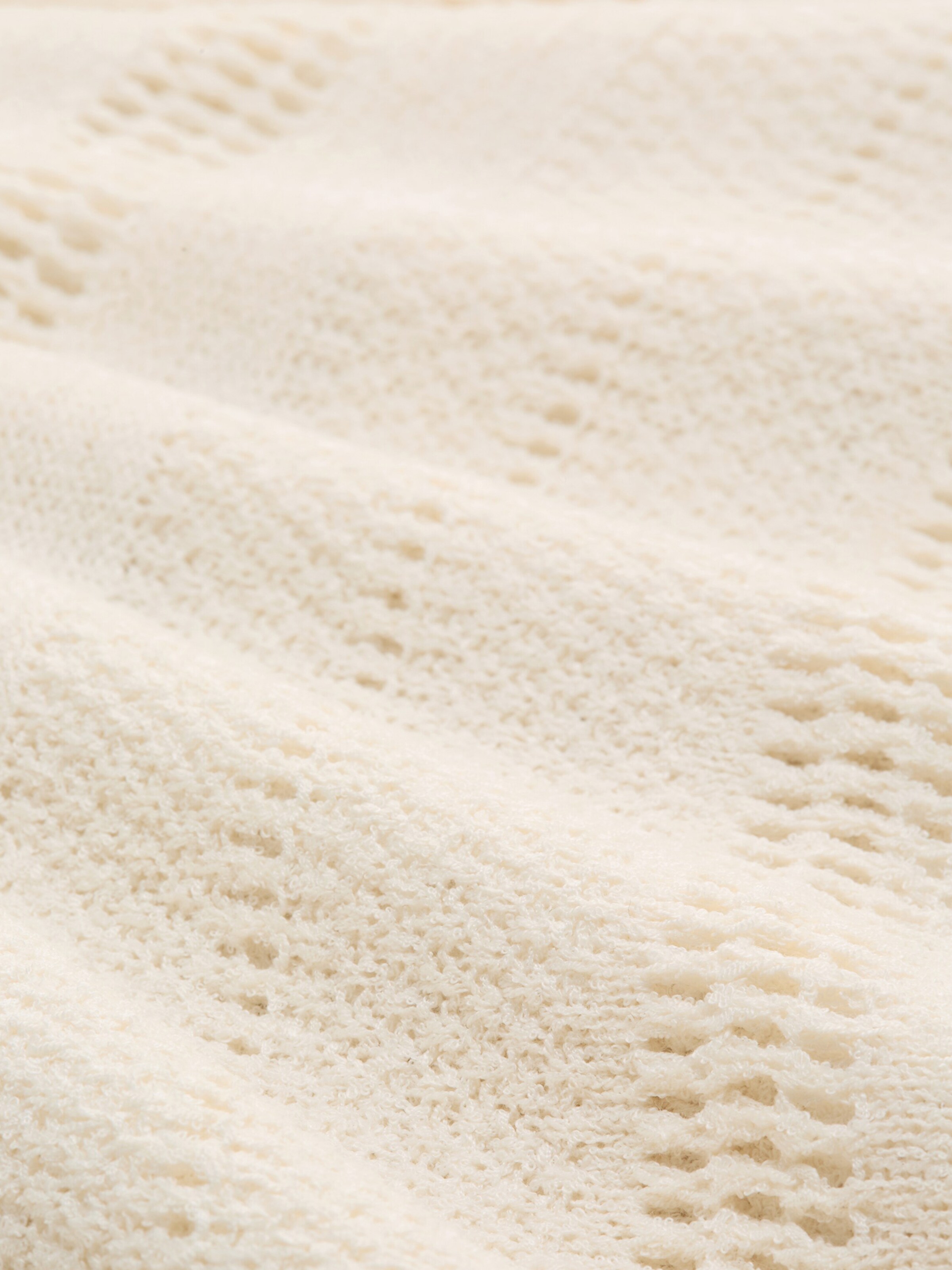 TOM TAILOR DENIM Sweater in White