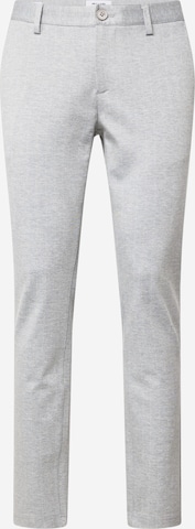 Coupe slim Pantalon 'MARK' Only & Sons en gris : devant