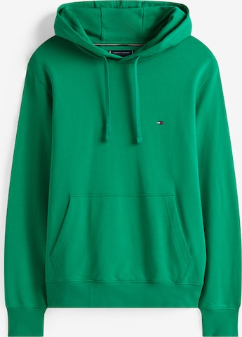 TOMMY HILFIGER Sweatshirt 'ESSENTIAL' in Green: front