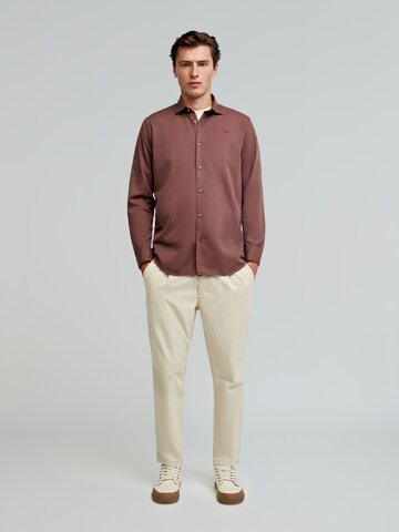 Regular fit Camicia 'Seatle' di Scalpers in rosso: frontale