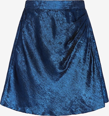 faina - Saia em azul: frente