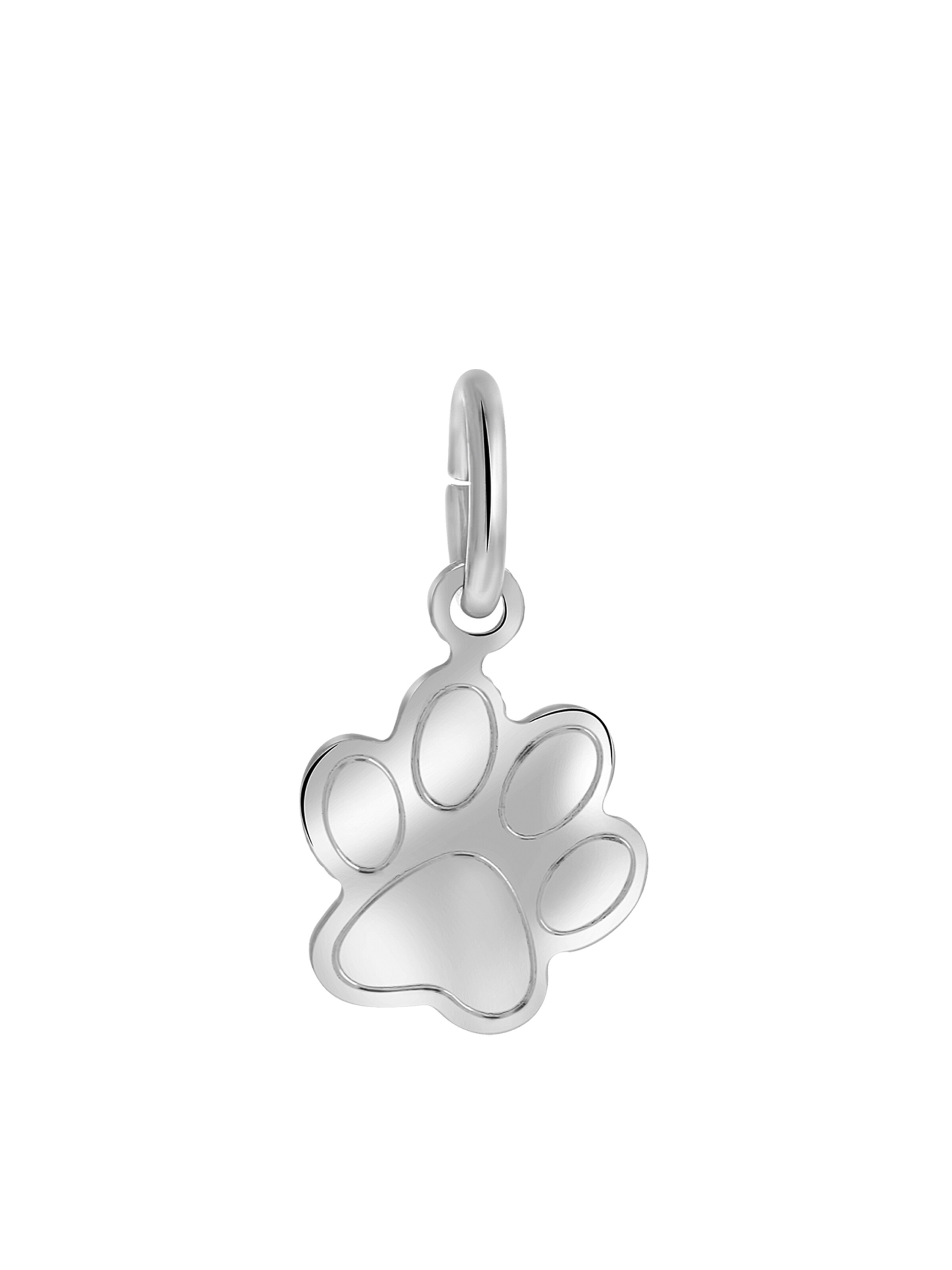 Lucardi Pendant 'Basic' in Silver: front