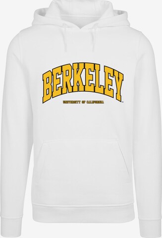 Sweat-shirt 'Berkeley University' Merchcode en blanc : devant