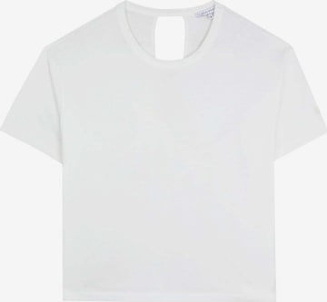 Scalpers T-shirt i vit: framsida