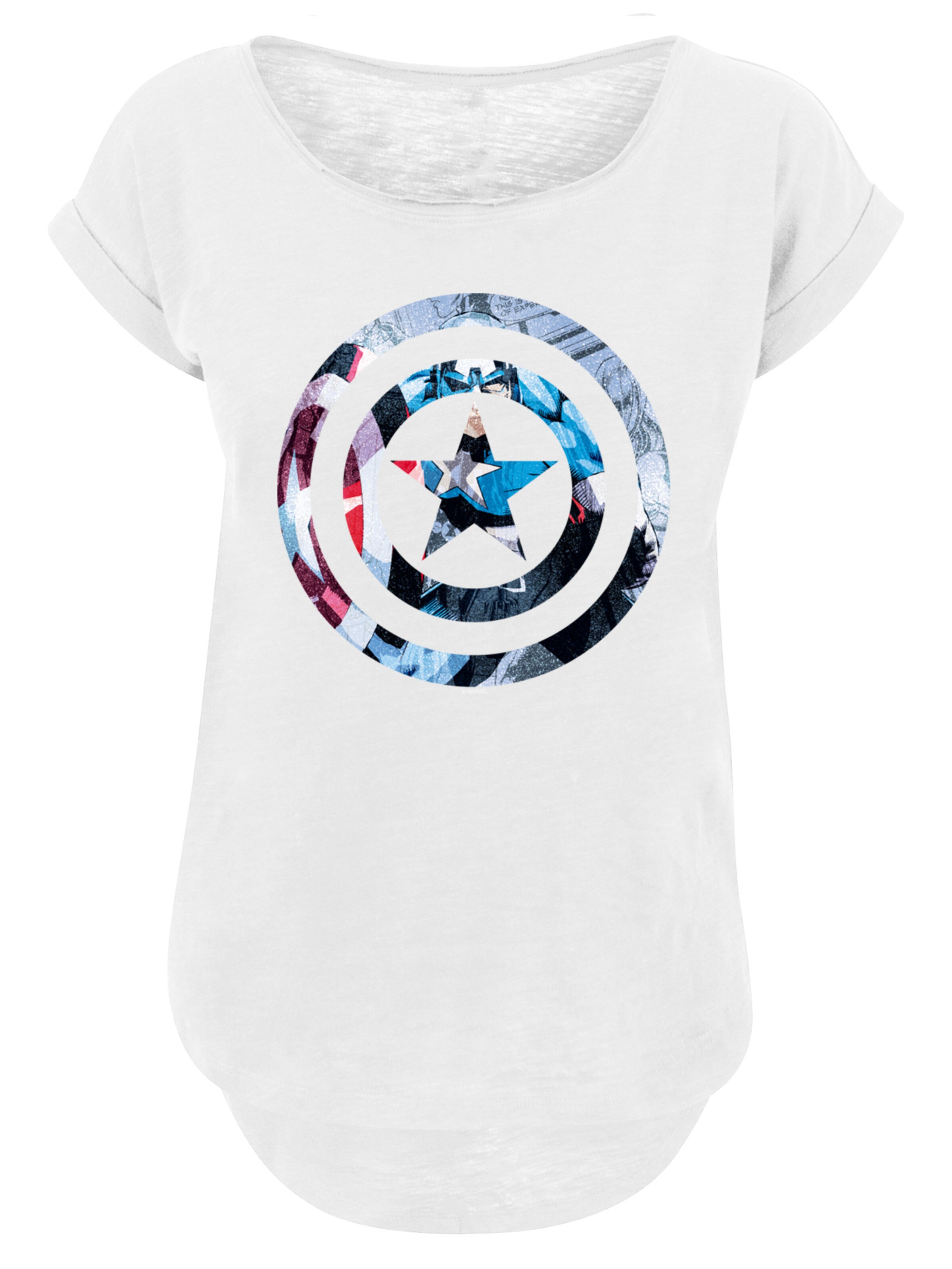 F4NT4STIC Shirt 'Marvel' in White: front