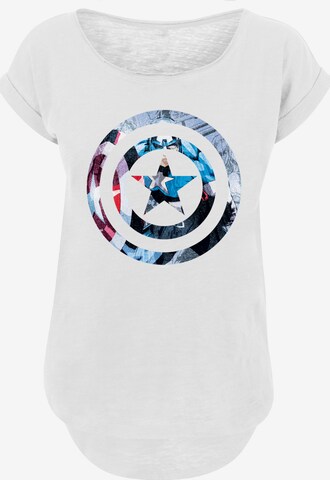 T-shirt 'Marvel' F4NT4STIC en blanc : devant
