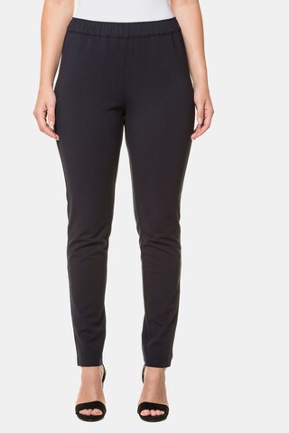 Ulla Popken Skinny Leggings in Blauw: voorkant