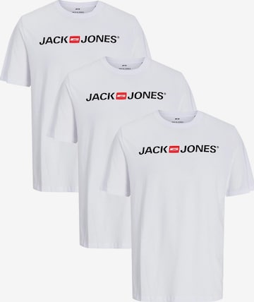 JACK & JONES Shirt 'Corp' in White: front