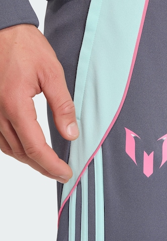 ADIDAS PERFORMANCE Slim fit Sports trousers 'Messi' in Grey