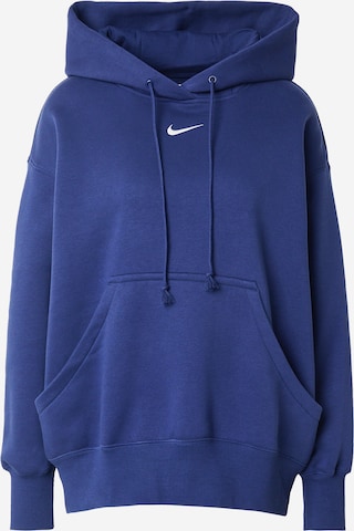 Nike SportswearSweater majica 'Phoenix Fleece' - plava boja: prednji dio