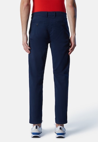 North Sails Slimfit Chinohose 'Defender' in Blau