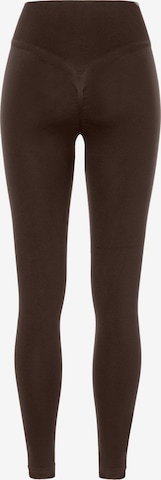camano Skinny camano Function Sport Push-up Leggings in Braun: Vorderseite