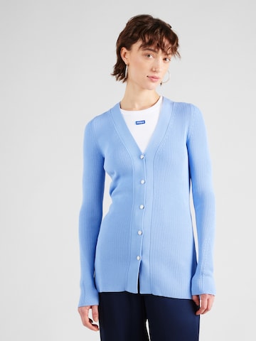 BOSS Black Strickjacke 'Farinda' in Blau: predná strana