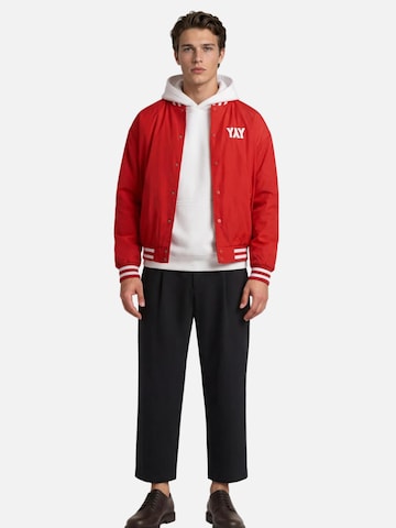 HEFTYKA Übergangsjacke 'COLLEGE JACKET'‌‌‌ in Rot