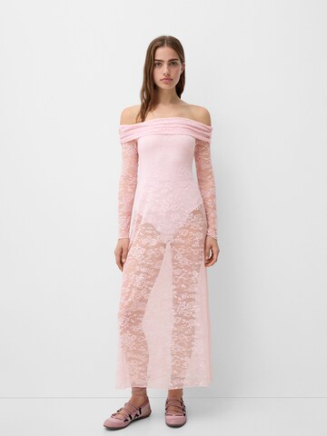 Bershka Dress in Pink: front