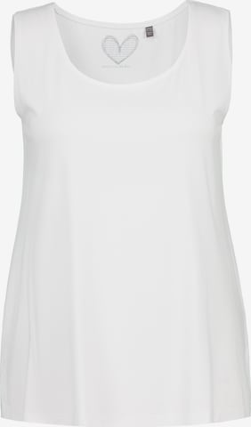Haut Ulla Popken en blanc : devant