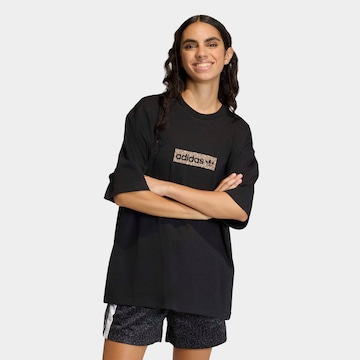 ADIDAS ORIGINALS Shirt in Black: front
