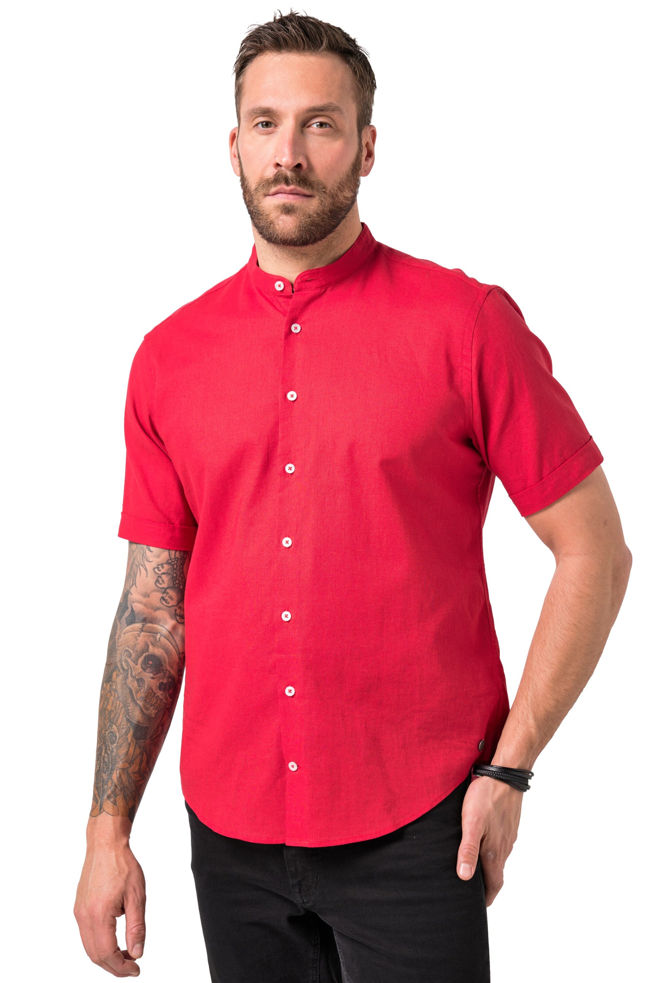 JP1880 Regular Fit Hemd in Pink: Vorderseite