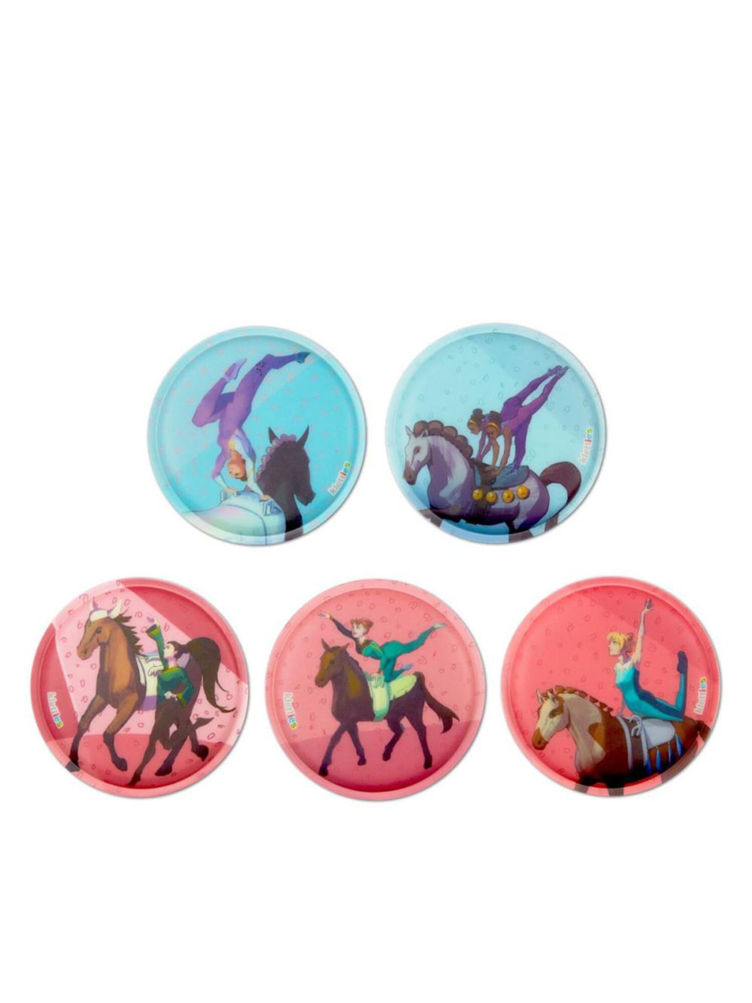 ergobag Rucksack 'Set 6tlg'‌‌‌‌‌‌‌‌‌‌ in Blau