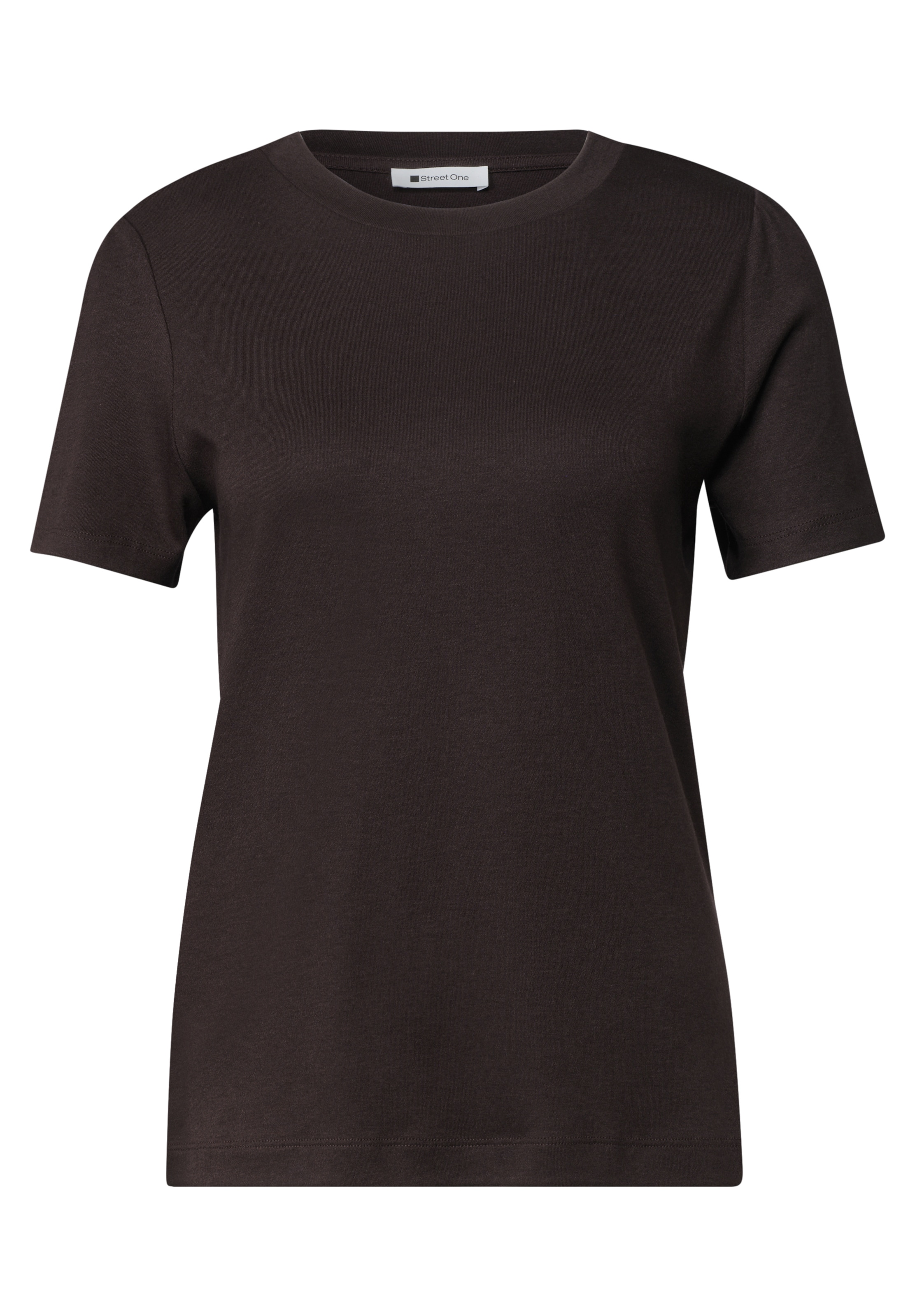 STREET ONE Shirt in Brown: front