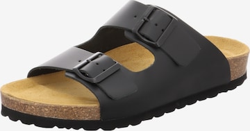 Mule Natural Sense en noir : devant