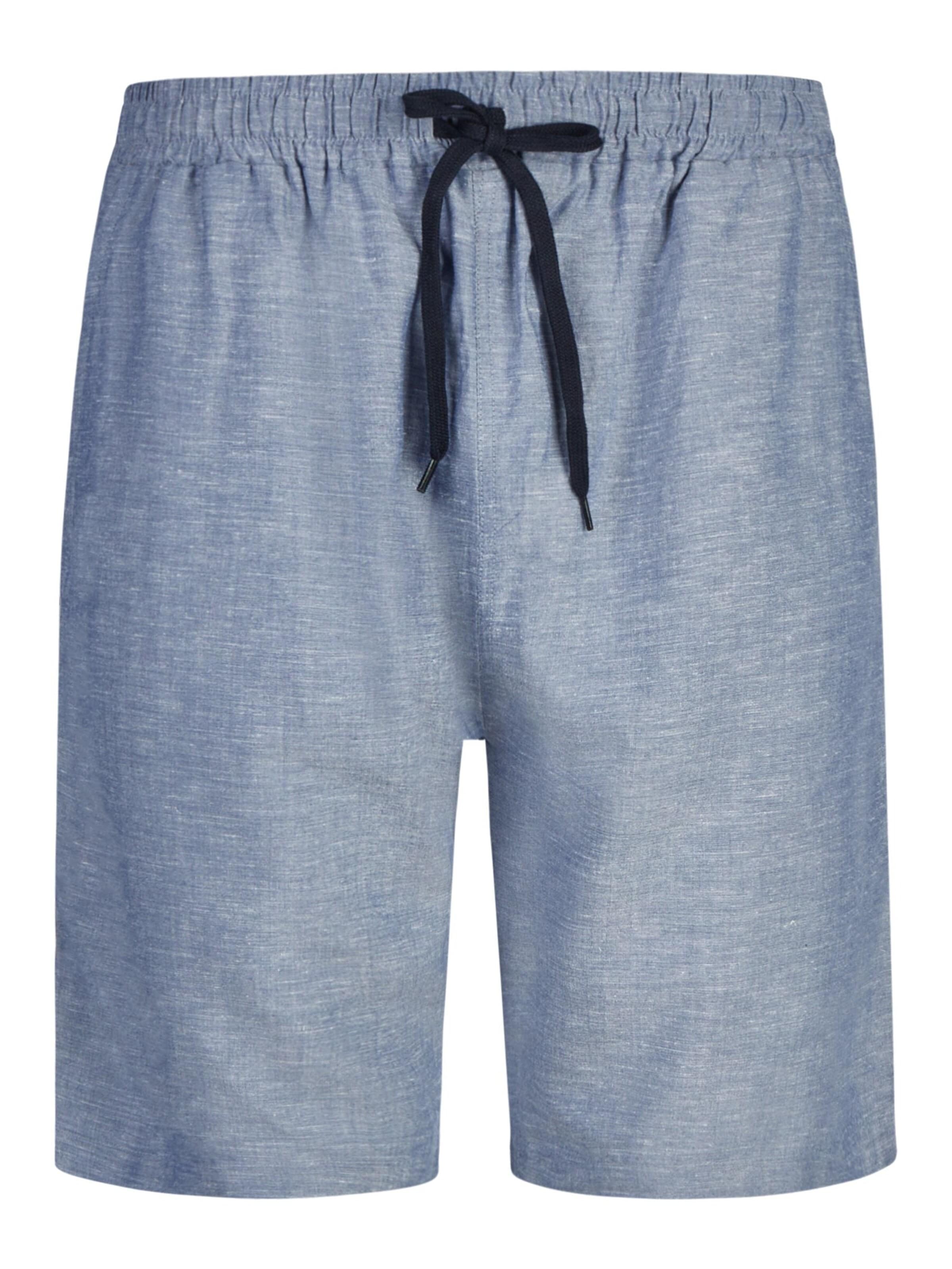Phil & Co. Berlin Pyjama kort in Blauw
